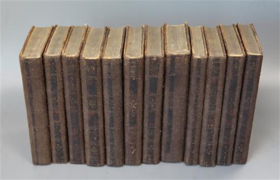 Swift, Jonathan - Works, 12 vols, edited by John Hawkesworth, tree calf, restored, London 1755